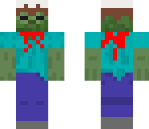 headless zombie with cake