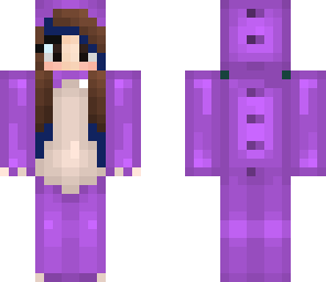 purple dino girl