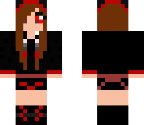 vampire girl with hoodie