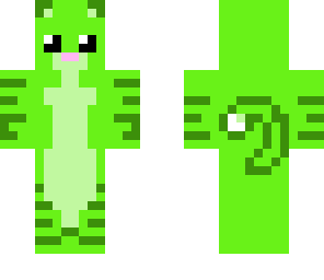 green cat