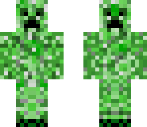 a creeper with 4 faces