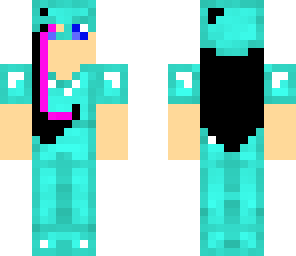 girl in diamond armor