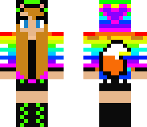 updated rainbow girl