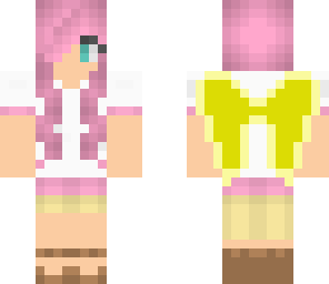 human fluttershy with wings