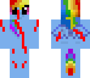 bloody rainbow dash