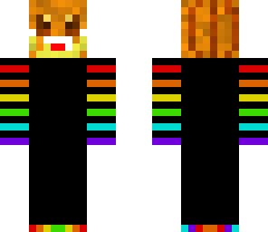 derp black and rainbow