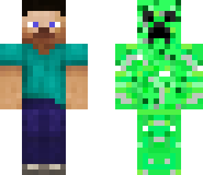 half creeper half steve