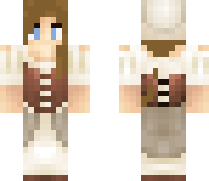 medieval girl with big blue eyes
