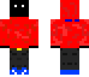 red hoodie