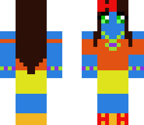creative avatar girl