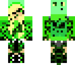 zombie green girl