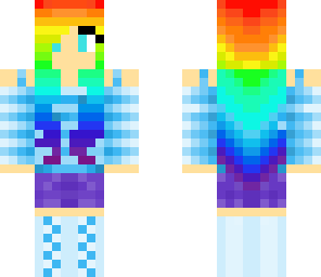 rainbow girl