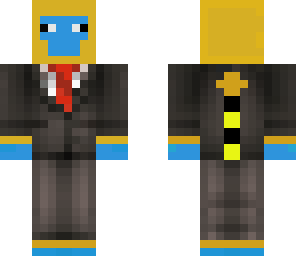 shiny mareep in a suit