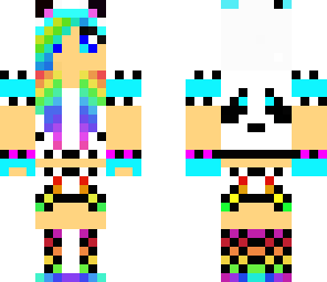 panda rainbow