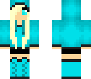blue cute girl