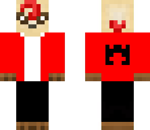 leafy in a team magma jacket