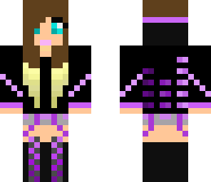 purple dj girl