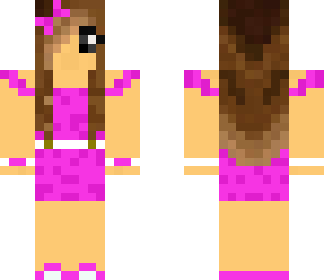 pink prom girl