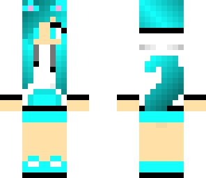 turquoise fox girl