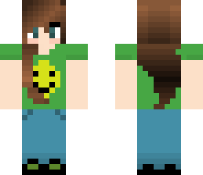 smiley shirt girl