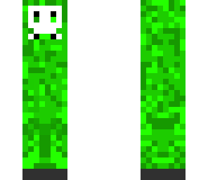 creeper with a happy mask
