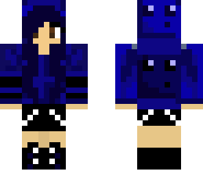 blue girl slime