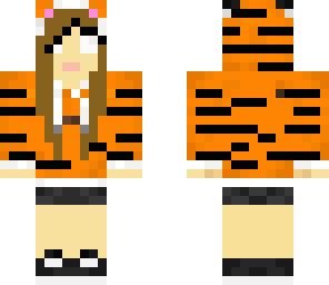 herobrine tiger girl