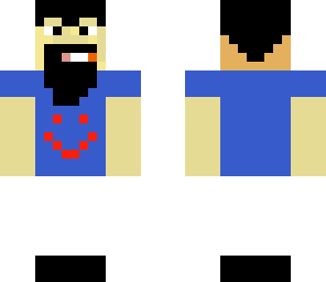 blue shirt smoker