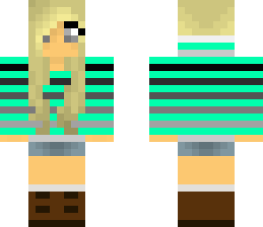 green hoodie girl