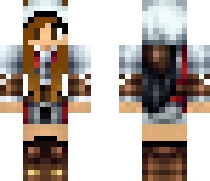 brunette assassin girl re-editted