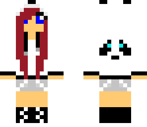 red hair panda