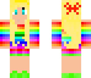 rainbow girl