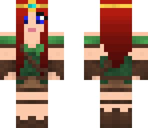 warrior princess red hair