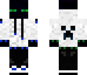 blue enderman hoddie