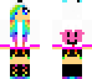 panda girl back derp