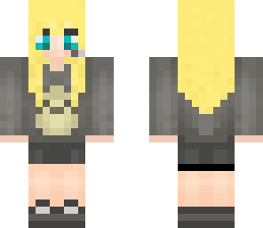 edited blonde girl