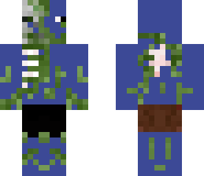 blue zombie-pig man