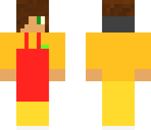 teenage fast food worker
