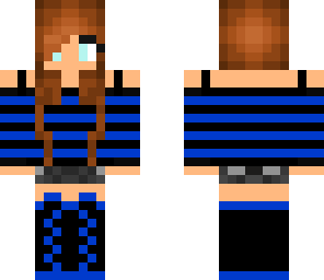 blue girl