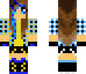 blue girl