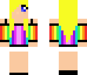 hot rainbow girl