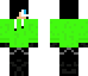 green hoodie