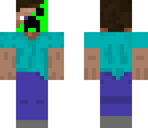 half creeper half steve