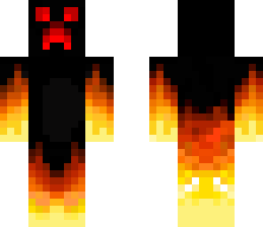 creeper on fire edit