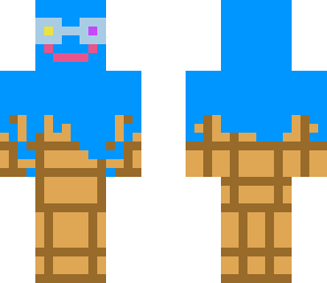 blue ice cream man