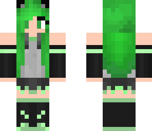 green cat girl 