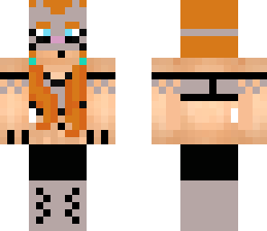 girl with cat mask