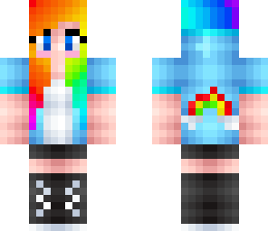 rainbowdash girl edit