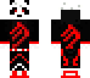 cool panda monster skin