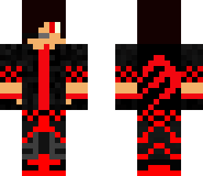 cool red monster skin